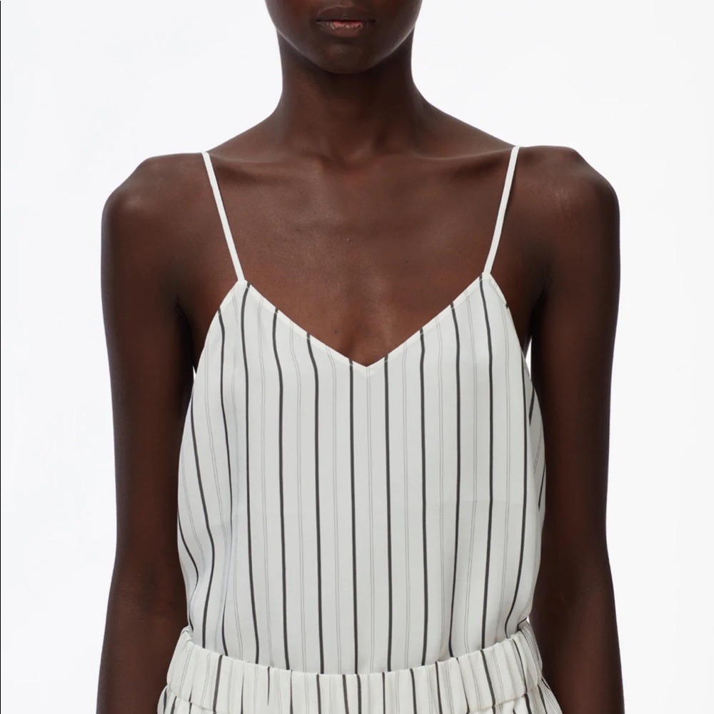 Tibi Anna Stripe Cami Tank